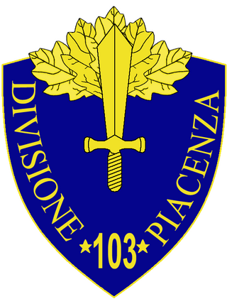 <span class="mw-page-title-main">103rd Infantry Division "Piacenza"</span> Military unit