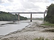 Spoorbrug over de Penzé in 2019