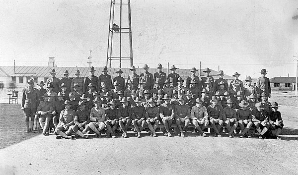 136th Aero Squadron (Later Squadron "C") Love Field Texas, 1918