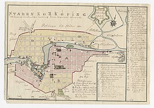 300px 18th century map of norrk%c3%b6ping%2c sweden