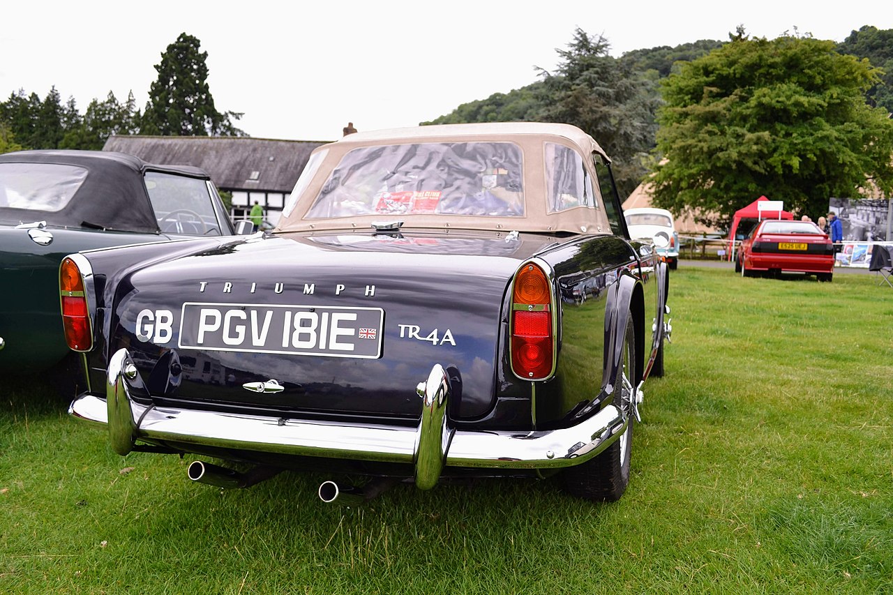 Image of 1967 Triumph TR4A in Dark Blue - Rear