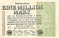 1 millón de marcos (9 de agosto de 1923)