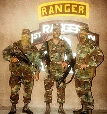 Squadra militare completa dei Rangers dell'esercito americano realizzata  con min