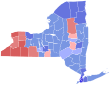 2010 election results by county 2010 New York gubernatorial election results map by county.svg