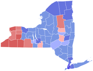 2010 New York gubernatorial election results map by county.svg