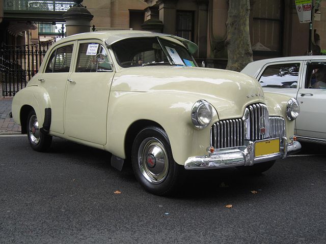 The Holden 48–215 was the company's first wholly domestically produced model, when introduced in 1948.