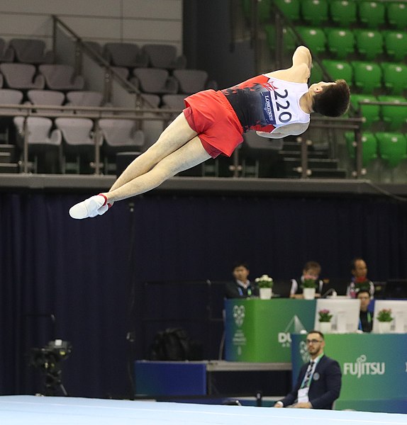 File:2019-06-27 1st FIG Artistic Gymnastics JWCH Men's All-around competition Subdivision 3 Floor exercise (Martin Rulsch) 364.jpg