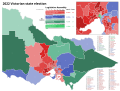 Results of the 2022 Victorian state election.