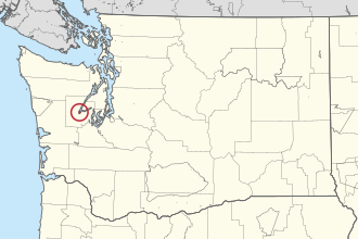 Location of Skokomish Reservation 3825R Skokomish Reservation Locator Map.svg