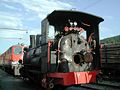 English: (missing text) Engerth articulated 399.02 separated from tender in Waidhofen an der Ybbs depot. Deutsch: (missing text) Engerth-Stütztenderlok 399.02, vom Tender getrennt am Bahnhof Waidhofen an der Ybbs.