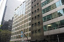 View along 59th Street, looking east toward the original structure, with the tower addition at right 500 Park Avenue Apr 2021 32.jpg