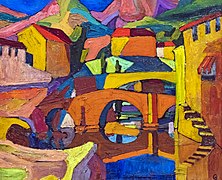 Village cubiste- Georges Gaudion - Musée du Pays rabastinois (Cubist village)