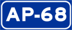 Autopista AP-68 қалқаны}}