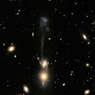 <span class="mw-page-title-main">NGC 3561</span> Pair of interacting galaxies in the constellation Ursa Major