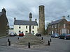 Abernethy mercat cross and round tower, Perth and Kinross.JPG