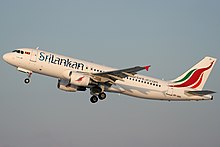 Airbus A320-214 de Sri Lankan Airlines