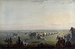 Breaking up Camp at Sunrise, 1858–1860, Waltersin taidemuseo