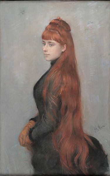Portrait d’Alice Guérin, Helleu's future wife