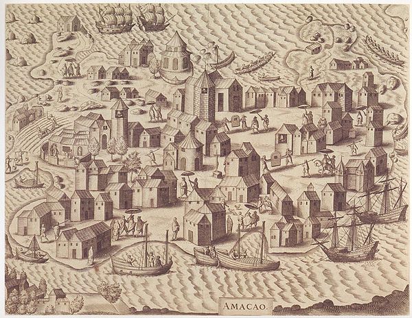 Amacao, by Theodor de Bry, c. 1598