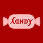 Ambigram Candy icon - pink animated.gif