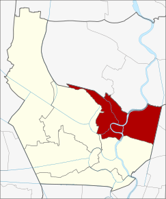 Amplasarea districtului în provincia Nonthaburi