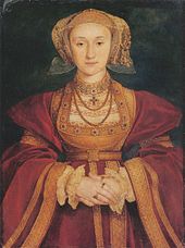 Portrait of Anne of Cleves by Hans Holbein the Younger, 1539