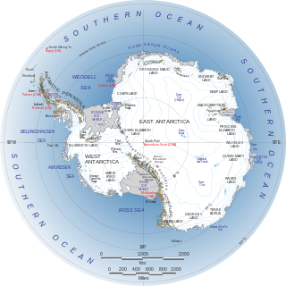 <span class="mw-page-title-main">West Antarctica</span> Part of Antarctica that lies within the Western Hemisphere