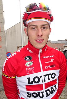 Enzo Wouters Belgian cyclist