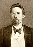 Anton Chekhov with bow-tie sepia image.jpg (Anton Chekhov with bow-tie sepia image)