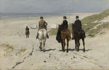Chevauchée matinale à la plage de Scheveningue (1876), Amsterdam, Rijksmuseum.