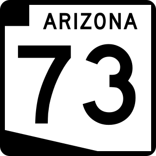 <span class="mw-page-title-main">Arizona State Route 73</span> State highway in Arizona, United States