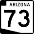 Markierung der Route 73