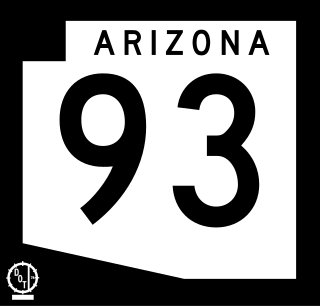 <span class="mw-page-title-main">Arizona State Route 93</span> Former state highway in Arizona, United States