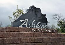 Ashland, Wisconsin Ashland welcome.jpg