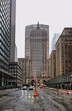 The Helmsley Building as seen from Park Avenue on March 2, 