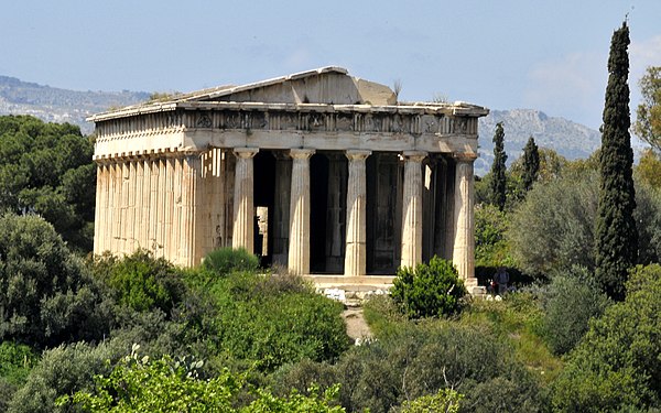 The Doric Temple of Hephaestus, Agora of Athens
