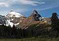 Mt. Athabasca (left) and Hilda Peak (right)