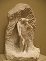 אורפאוס ואורידיקה במסעם מן השאול בפסל של אוגוסט רודן במוזיאון המטרופוליטן לאמנות