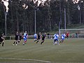 Fútbol gaélico: partido Galiza-Bretaña celebrado en Narón, 2012