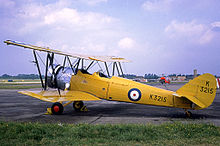 The sole surviving Tutor wearing the 1930s yellow training colour scheme at RAF Abingdon in 1968 Avro 621 Tutor K3215 Shuttleworth ABIN 15.06.68 edited-2.jpg