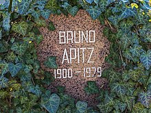 B-Friedrichsfelde Zentralfriedhof 03-2015 img35 Bruno Apitz.jpg