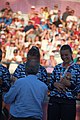 Deutsch: Beachhandball bei den Olympischen Jugendspielen 2018 in Buenos Aires; Tag 7, 13. Oktober 2018; Medaillenzeremonie Mädchen - Gold: Argentinien, Silber: Kroatien, Bronze: Ungarn English: Beach handball at the 2018 Summer Youth Olympics in Buenos Aires at 13 October 2018 – Medal Ceremony Girls - Gold: Argentina, Silver: Croatia, Bronze: Hungary Español: Handball de playa en los Juegos Olimpicos de la Juventud Buenos Aires 2018 en 13 de octubre de 2018 – Medalla Ceremonia para niñas - Oro: Argentina, Plata: Croacia, Bronce: Hungría