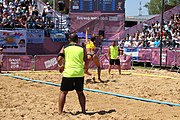 Deutsch: Beachhandball bei den Olympischen Jugendspielen 2018 in Buenos Aires; Tag 7, 13. Oktober 2018; Mädchen, Halbfinale – Ungarn-Argentinien 1:2 English: Beach handball at the 2018 Summer Youth Olympics in Buenos Aires at 13 October 2018 – Girls Semifinal – Hungary-Argentina 1:2 Español: Handball de playa en los Juegos Olimpicos de la Juventud Buenos Aires 2018 en 13 de octubre de 2018 – Semifinales Femeninas - Hungría-Argentina 1:2