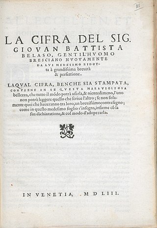 <span class="mw-page-title-main">Giovan Battista Bellaso</span>