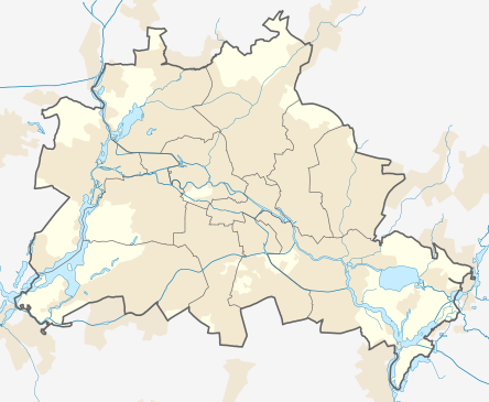 Տեղորոշման քարտեզ Գերմանիա Բեռլին
