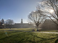 Bertrand Library and Coleman Hall Bertrand Winter.jpg