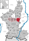 Lage der Gemeinde Bidingen im Landkreis Ostallgäu