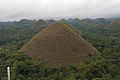 Chocolate Hills sa Bohol hali sa Observation Deck