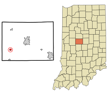 Fitxategi:Boone_County_Indiana_Incorporated_and_Unincorporated_areas_Advance_Highlighted.svg