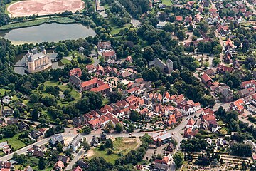 Wasserschloss Burg Gemen → Fotoflug Foto